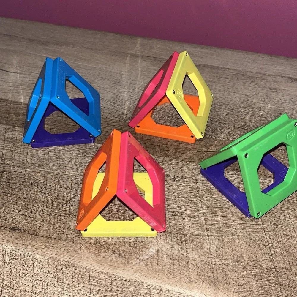 Kids 12 pc‎ Lot Magformers Magnetic Building Blocks Tiles Toy, 3+